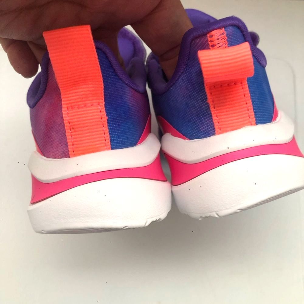 Adidas Fortarun Running Shoe Toddler Size 5K No-tie Elastic Shoelaces - Picture 8 of 10